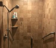 After a completed bathroom remodelers project in the area